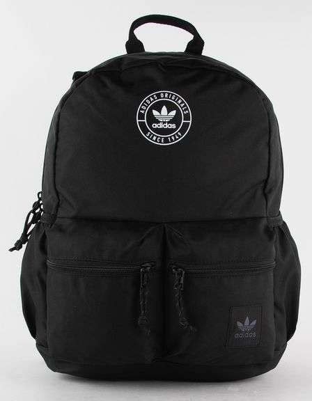 adidas Originals Trefoil 3.0 Backpack, Black/White, One Size